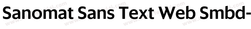 Sanomat Sans Text Web Smbd字体转换